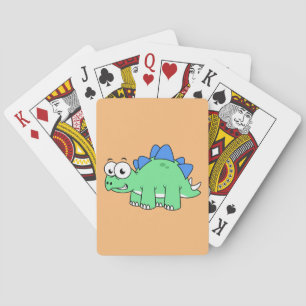 Ljud av en Stegosaurus. 2 Casinokort