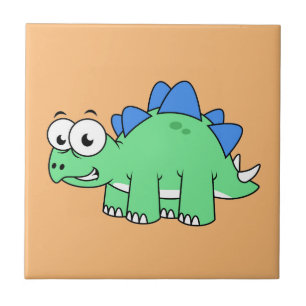 Ljud av en Stegosaurus. 2 Kakelplatta