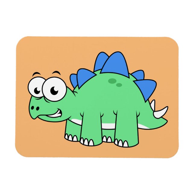 Ljud av en Stegosaurus. 2 Magnet (Horisontell)