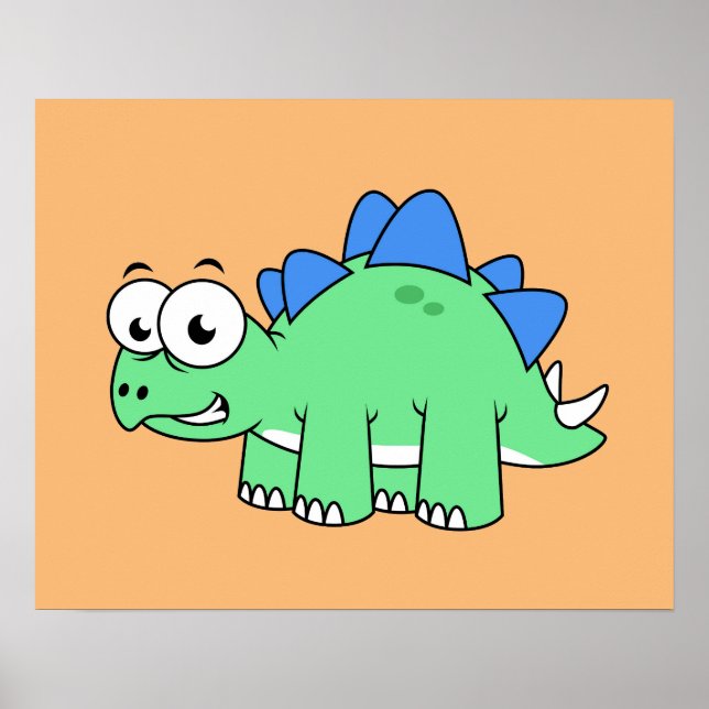 Ljud av en Stegosaurus. 2 Poster (Framsidan)
