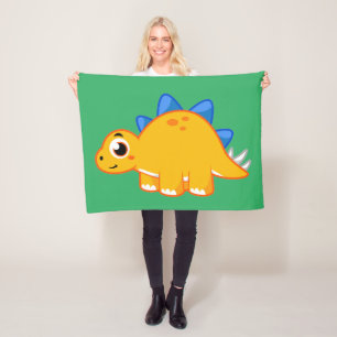 Ljud av en Stegosaurus. Fleecefilt