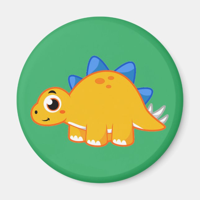 Ljud av en Stegosaurus. Magnet (Framsidan)