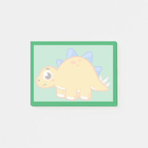 Ljud av en Stegosaurus. Post-it Block