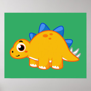 Ljud av en Stegosaurus. Poster