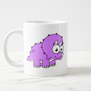 Ljud av en triceratops. jumbo mugg