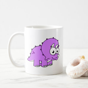 Ljud av en triceratops. kaffemugg
