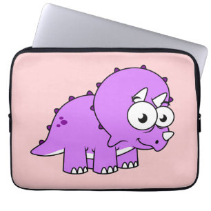 Ljud av en triceratops. laptop fodral