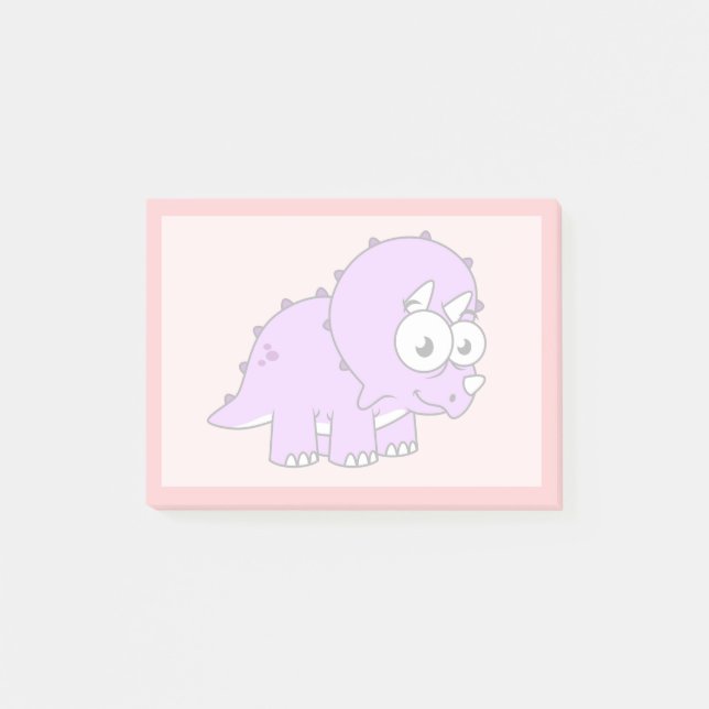 Ljud av en triceratops. post-it block (Framsida)