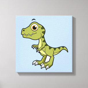 Ljud av en Tyrannosaurus Rex. Canvastryck