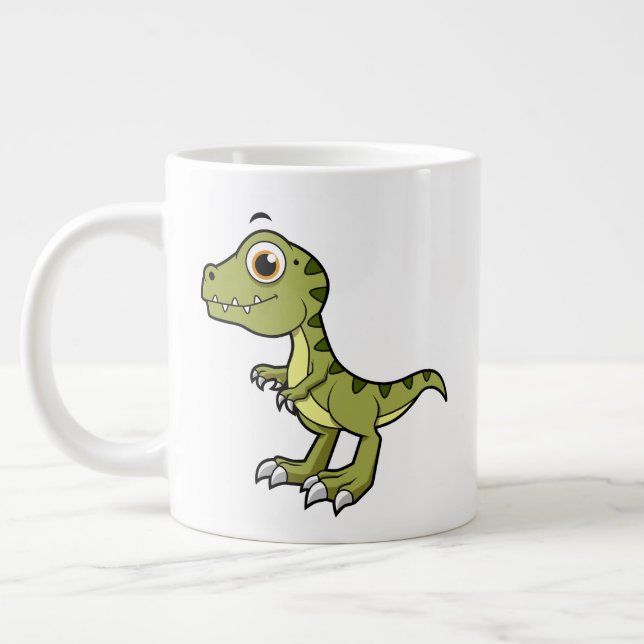 Ljud av en Tyrannosaurus Rex. Jumbo Mugg (Vänster)