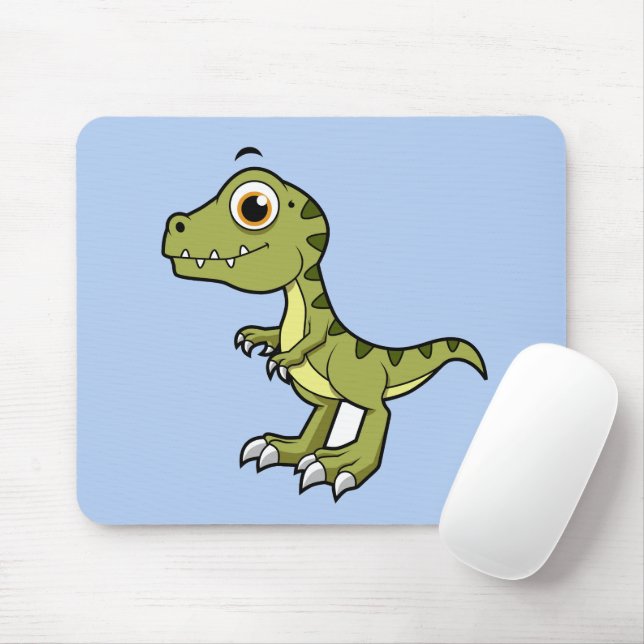 Ljud av en Tyrannosaurus Rex. Musmatta (Med mus)