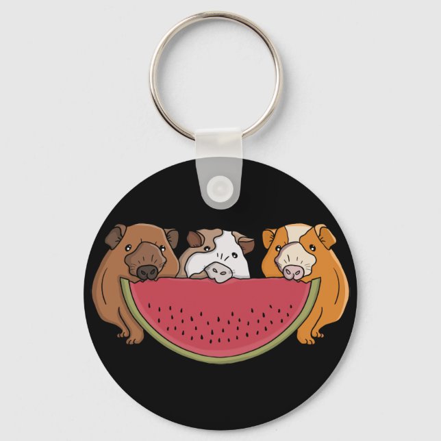Ljud av Grisar och Watermelon Nyckelring (Framsida)
