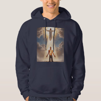 Ljud av hans ljus - Den inspirerande kristna Huvan Hoodie