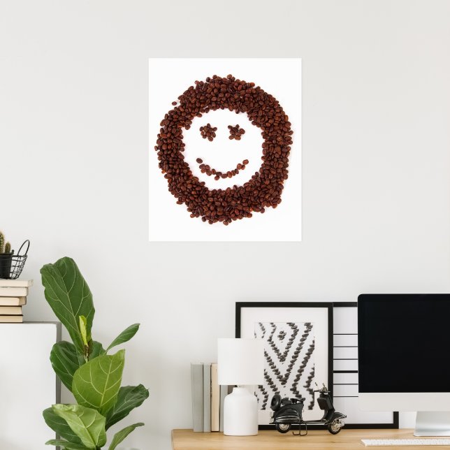 Ljud av kaffebönor poster (Hemmakontoret)