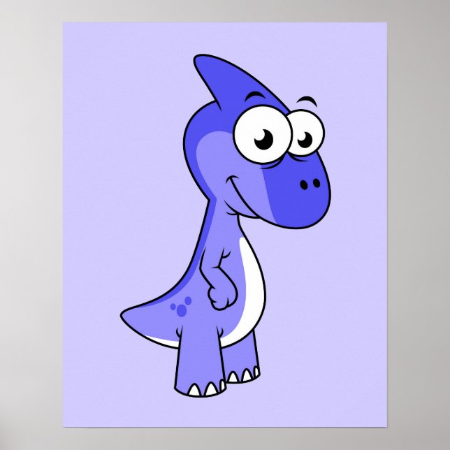 Ljud av parasaurolophus dosinosaur. 2 poster (Framsidan)