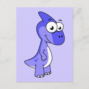 Ljud av parasaurolophus dosinosaur. 2 vykort