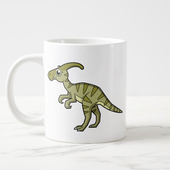Ljud av parasaurolophus dosinosaur. 3 jumbo mugg (Vänster)