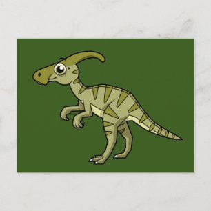 Ljud av parasaurolophus dosinosaur. 3 vykort