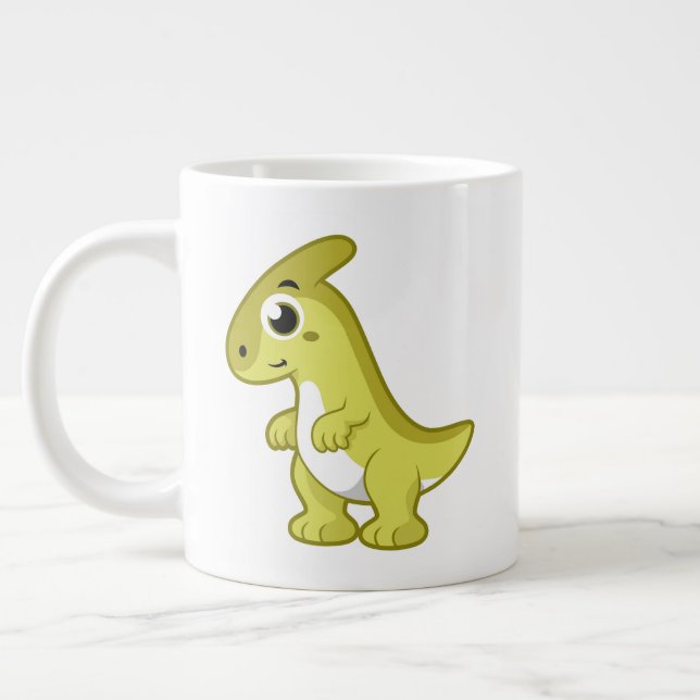 Ljud av parasaurolophus dosinosaur. jumbo mugg (Vänster)