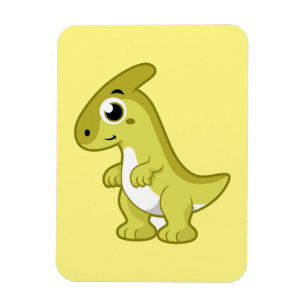 Ljud av parasaurolophus dosinosaur. magnet