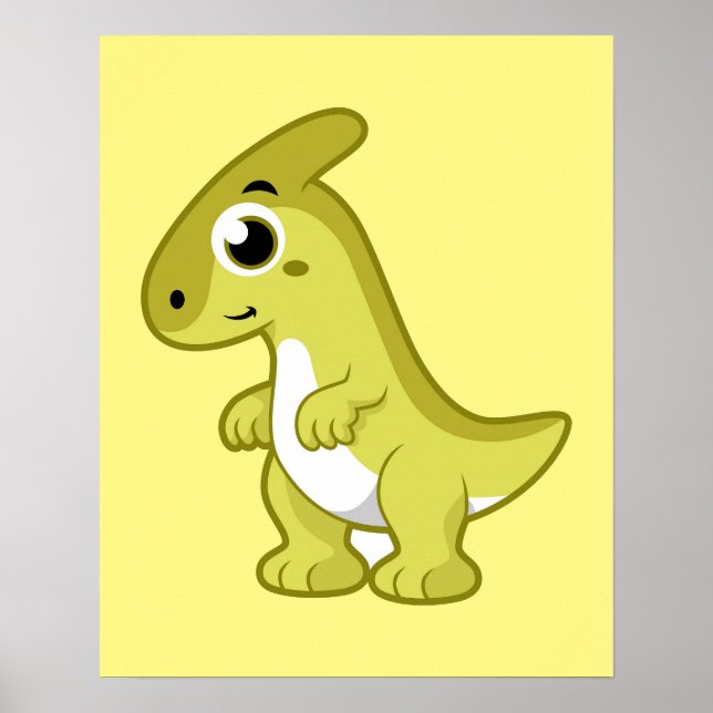Ljud av parasaurolophus dosinosaur. poster (Framsidan)
