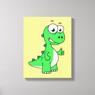 Ljud av Tyrannosaurus Rex. 2 Canvastryck