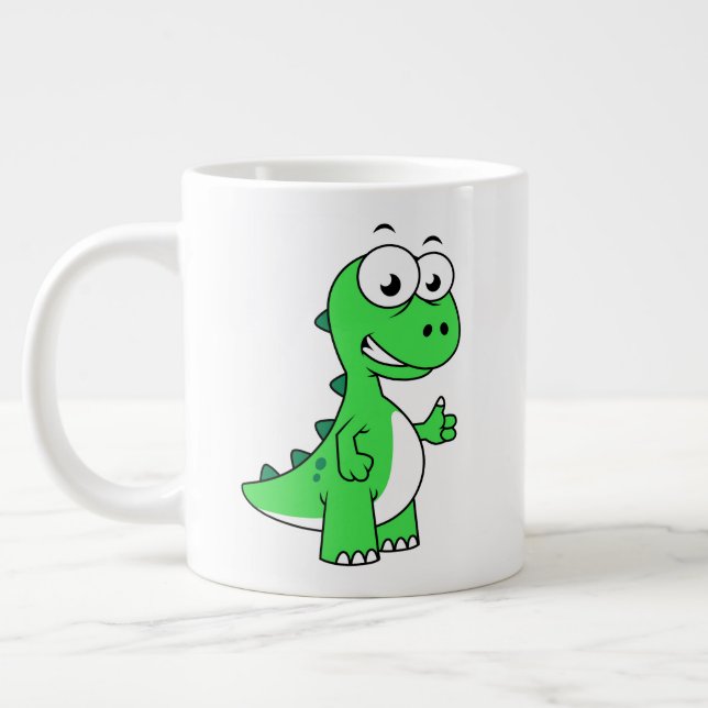 Ljud av Tyrannosaurus Rex. 2 Jumbo Mugg (Vänster)
