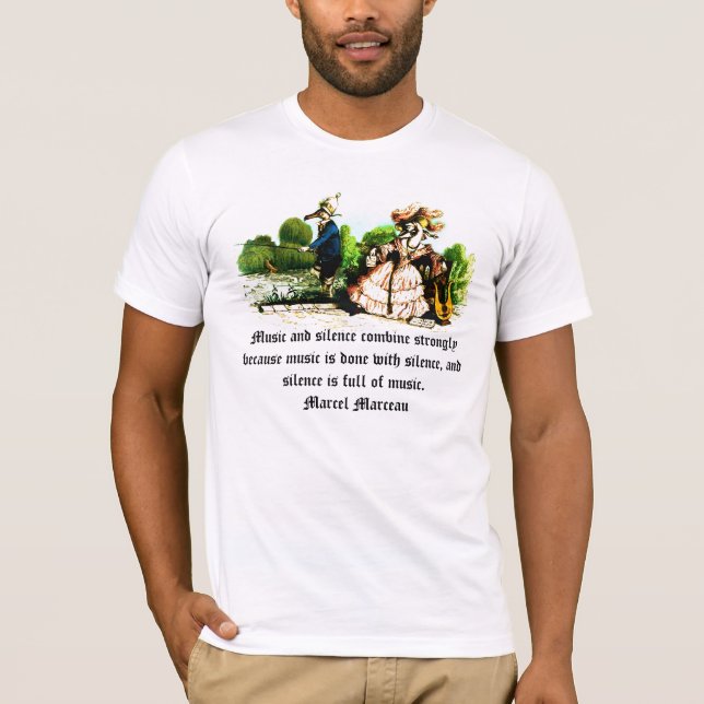 Ljud av tystnad t-shirt (Framsida)