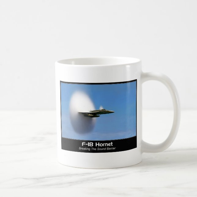 Ljud- bålgeting för bang F-18 Kaffemugg (Höger)