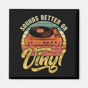 Ljud bättre på vinyl - Musik Älskare-diskposter Magnet
