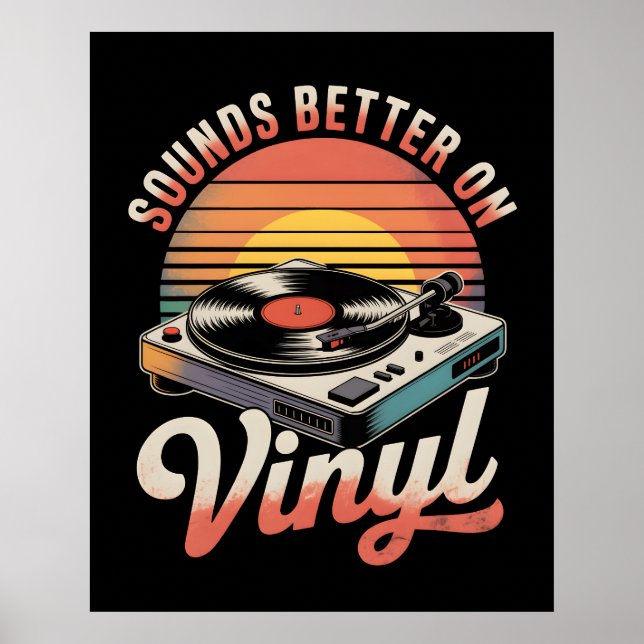 Ljud bättre på vinyl poster (Framsidan)