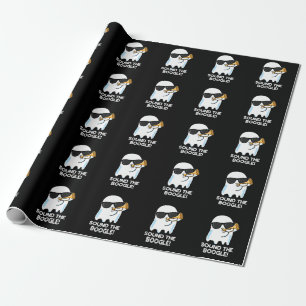 Ljud Boogle Funny Ghost Bugle Pun Mörk BG Presentpapper