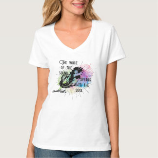 Ljud bra uttrycka av den solida t-shirt