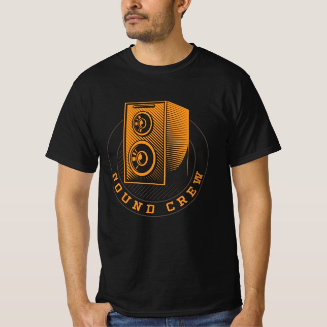 LJUD CREW TALAKER Audio Specialist Audio T Shirt (Framsida)