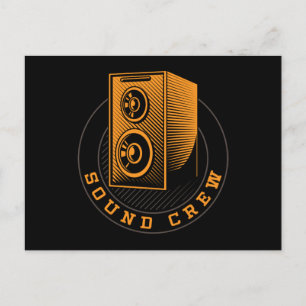 LJUD CREW TALAKER Audio Specialist Audio Vykort