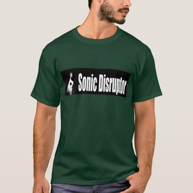 Ljud- Disruptorlogotyp Tee Shirt (Framsida)