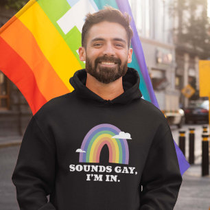 Ljud Gay I är i Hoodie