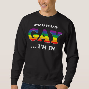 Ljud Gay I är i Lgbt-Pridet Lång Ärmad Tröja