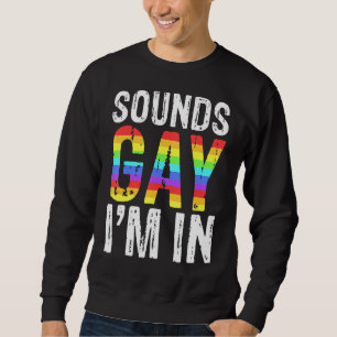 Ljud Gay I är i Lgbt-Pridet Lång Ärmad Tröja