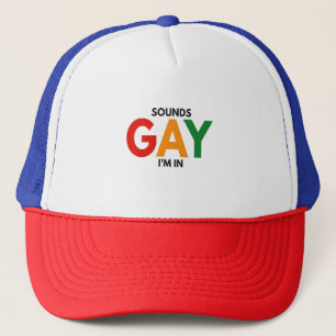 Ljud Gay I är i Pridet Flagga i Pridet Keps
