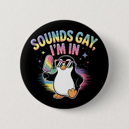 Ljud Gay I är i Pridets månadsdesign - Penguin Knapp
