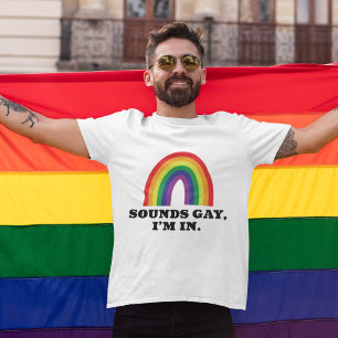 Ljud Gay I är i T Shirt