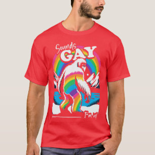 Ljud Gay II i Pride Färg T Shirt