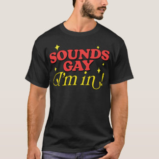 Ljud Gay II i Retro Stil Original Design 3 T Shirt