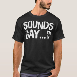 Ljud Gay II i Retro Stil ursprungliga utformning T Shirt