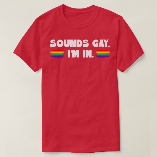 Ljud Gay II i T Shirt (Design framsida)