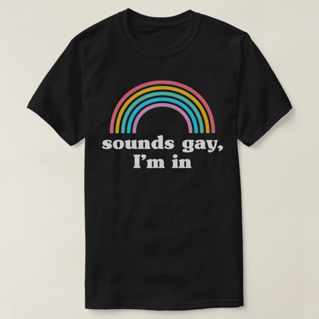 Ljud Gay II i T Shirt (Design framsida)