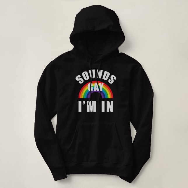 Ljud Gay Im i Shirt Funny HBT Gay Lesbisk Bise T Shirt (Design framsida)