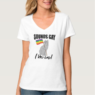 Ljud Gay jag är i katt T Shirt