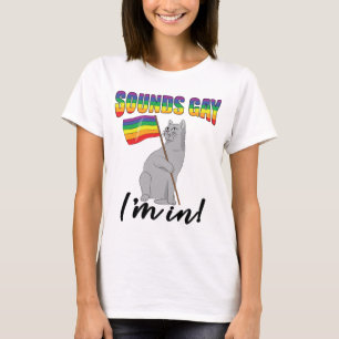 Ljud Gay jag är i katt T Shirt